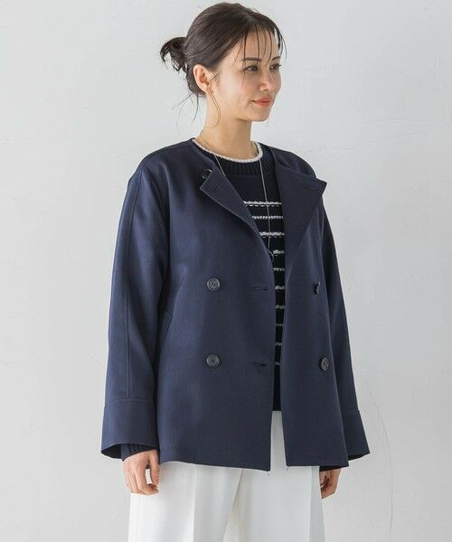 LAUTREAMONT / ロートレアモン テーラードジャケット | 防シワノーカラージャケット≪洗濯機で洗える≫ | 詳細7