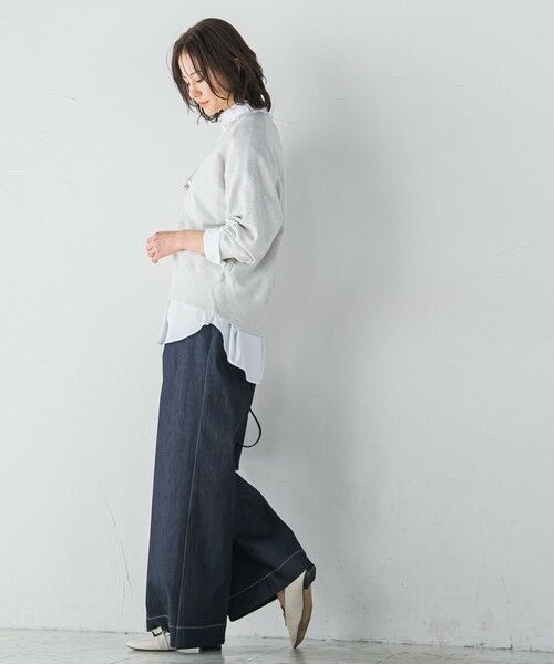 LAUTREAMONT / ロートレアモン カットソー | ラメ混裏パイルプルオーバー≪洗濯機で洗える≫ | 詳細2