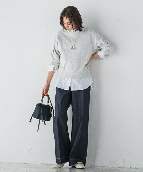 LAUTREAMONT / ロートレアモン カットソー | ラメ混裏パイルプルオーバー≪洗濯機で洗える≫ | 詳細3