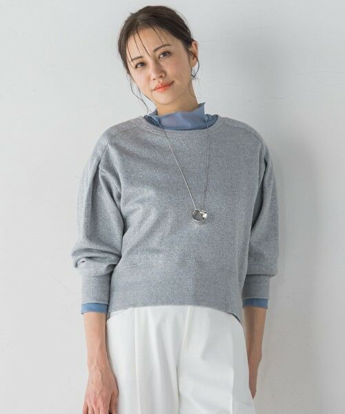 LAUTREAMONT / ロートレアモン カットソー | ラメ混裏パイルプルオーバー≪洗濯機で洗える≫ | 詳細11