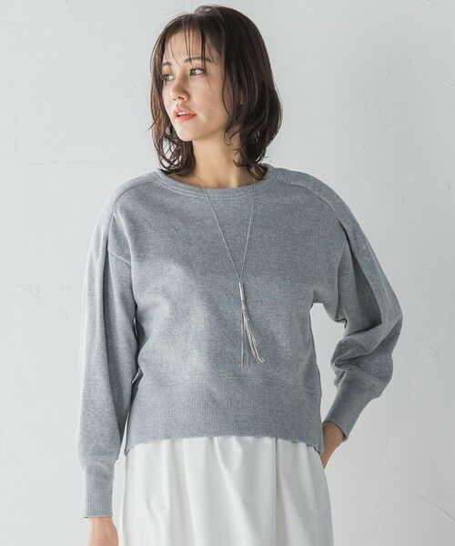 LAUTREAMONT / ロートレアモン カットソー | ラメ混裏パイルプルオーバー≪洗濯機で洗える≫ | 詳細13