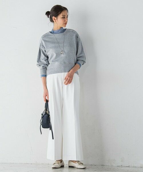 LAUTREAMONT / ロートレアモン カットソー | ラメ混裏パイルプルオーバー≪洗濯機で洗える≫ | 詳細14