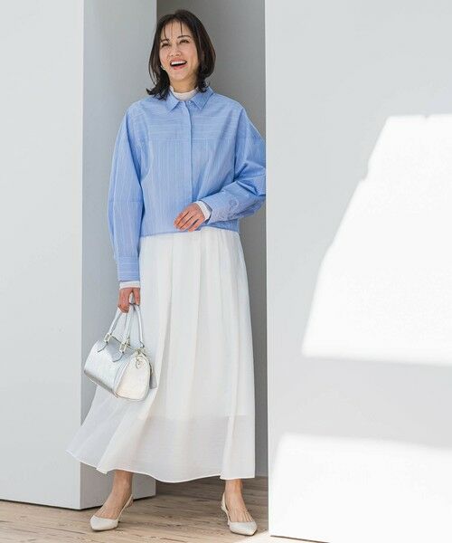 LAUTREAMONT / ロートレアモン カットソー | ストレッチオーガンジーカットソー≪洗濯機で洗える≫ | 詳細6