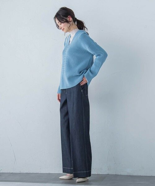 LAUTREAMONT / ロートレアモン カットソー | ストレッチオーガンジーカットソー≪洗濯機で洗える≫ | 詳細9