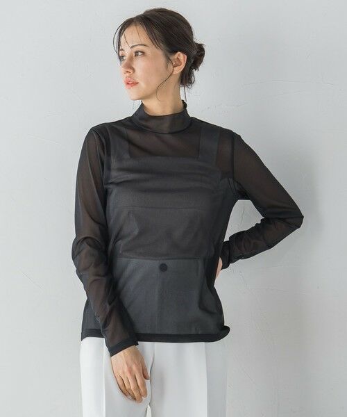 LAUTREAMONT / ロートレアモン カットソー | ストレッチオーガンジーカットソー≪洗濯機で洗える≫ | 詳細10