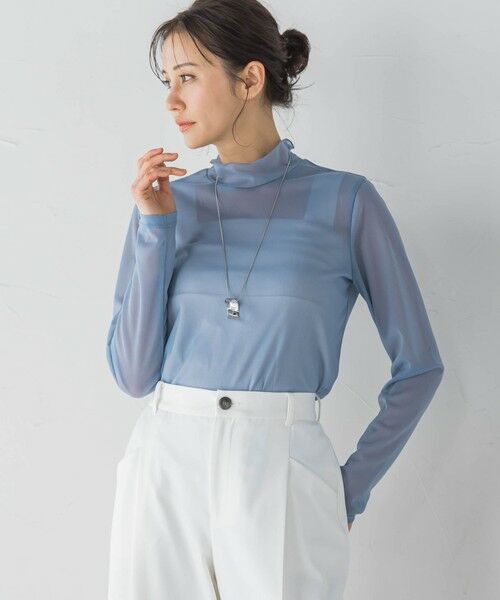 LAUTREAMONT / ロートレアモン カットソー | ストレッチオーガンジーカットソー≪洗濯機で洗える≫ | 詳細12