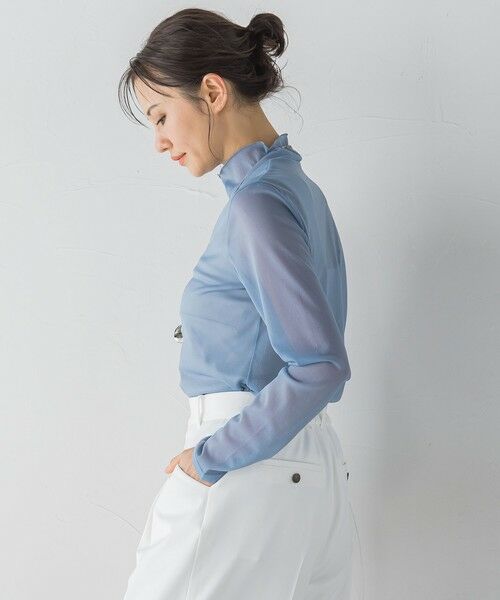 LAUTREAMONT / ロートレアモン カットソー | ストレッチオーガンジーカットソー≪洗濯機で洗える≫ | 詳細13