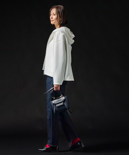 LAUTREAMONT / ロートレアモン カットソー | フォルムライトジップパーカー≪洗濯機で洗える≫ | 詳細9