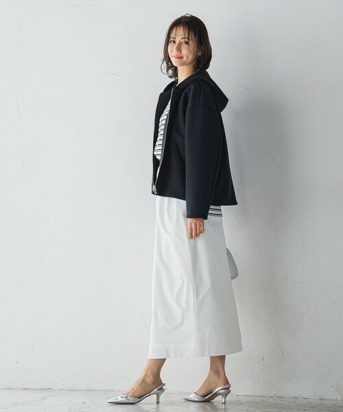 LAUTREAMONT / ロートレアモン カットソー | フォルムライトジップパーカー≪洗濯機で洗える≫ | 詳細15