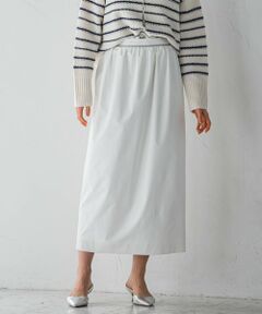 LAUTREAMONT / ロートレアモン ミニ・ひざ丈スカート | 撥水ストレッチコクーンスカート≪洗濯機で洗える≫