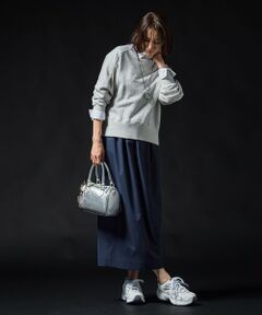 LAUTREAMONT / ロートレアモン ミニ・ひざ丈スカート | 撥水ストレッチコクーンスカート≪洗濯機で洗える≫