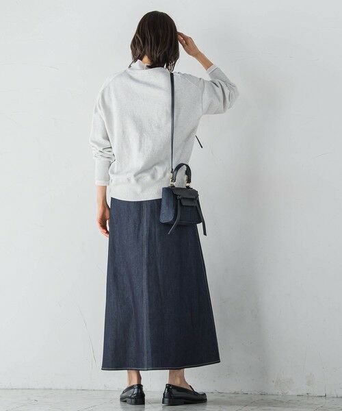 LAUTREAMONT / ロートレアモン ミニ・ひざ丈スカート | 【KAIHARA】ストレッチデニムスカート | 詳細10