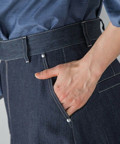 LAUTREAMONT / ロートレアモン ミニ・ひざ丈スカート | 【KAIHARA】ストレッチデニムスカート | 詳細3