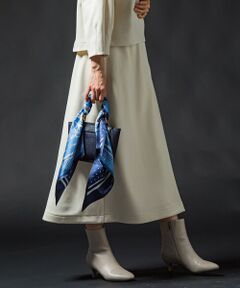 LAUTREAMONT / ロートレアモン ミニ・ひざ丈スカート | ダンボールナロースカート≪セットアップ対応/洗濯機で洗える≫