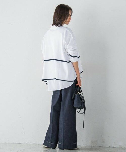 LAUTREAMONT / ロートレアモン ニット・セーター | 艶感ボーダーニット≪手洗い可能≫ | 詳細5