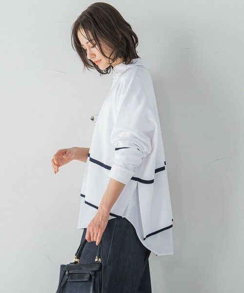 LAUTREAMONT / ロートレアモン ニット・セーター | 艶感ボーダーニット≪手洗い可能≫ | 詳細2