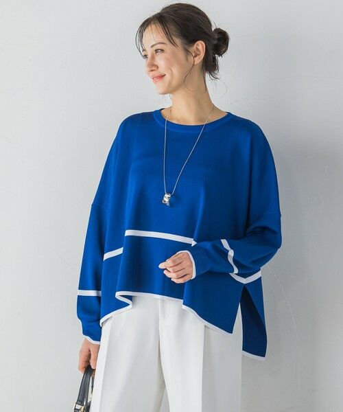 LAUTREAMONT / ロートレアモン ニット・セーター | 艶感ボーダーニット≪手洗い可能≫ | 詳細8