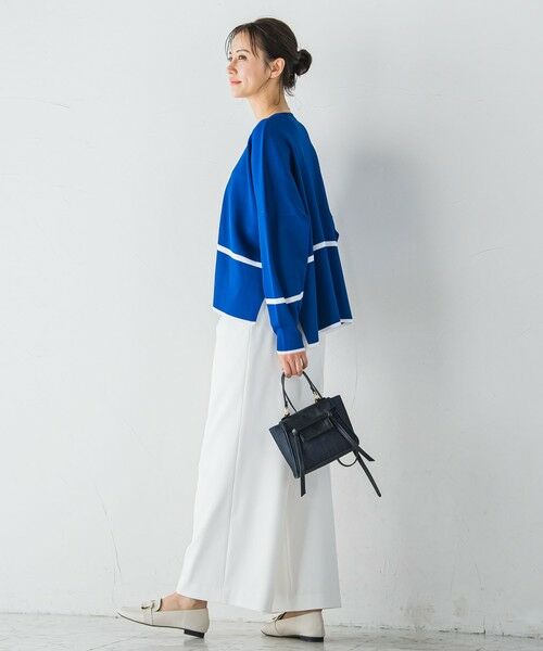 LAUTREAMONT / ロートレアモン ニット・セーター | 艶感ボーダーニット≪手洗い可能≫ | 詳細11