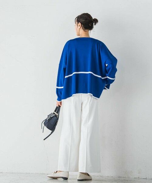 LAUTREAMONT / ロートレアモン ニット・セーター | 艶感ボーダーニット≪手洗い可能≫ | 詳細9