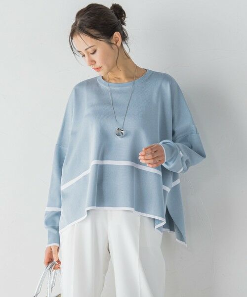 LAUTREAMONT / ロートレアモン ニット・セーター | 艶感ボーダーニット≪手洗い可能≫ | 詳細17