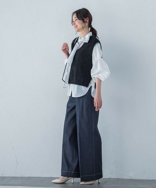 LAUTREAMONT / ロートレアモン ニット・セーター | フェザーベストニット≪手洗い可能≫ | 詳細13