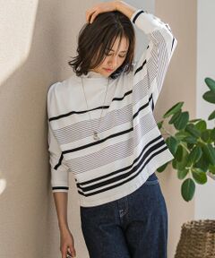 LAUTREAMONT / ロートレアモン ニット・セーター | 袖ボタンドルマンニット≪手洗い可能≫