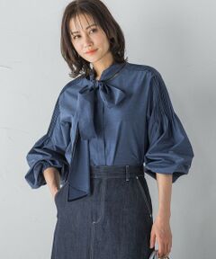 LAUTREAMONT / ロートレアモン シャツ・ブラウス | タイプライターボウタイブラウス≪シワになりにくい/洗濯機で洗える≫