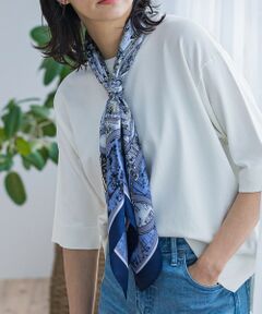 LAUTREAMONT / ロートレアモン マフラー・ショール・スヌード・ストール | マップベルトカラーシルクスカーフ