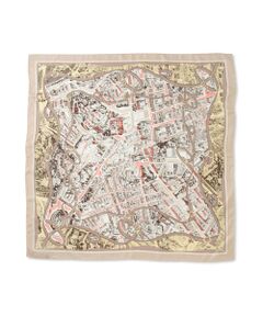 LAUTREAMONT / ロートレアモン マフラー・ショール・スヌード・ストール | マップベルトカラーシルクスカーフ