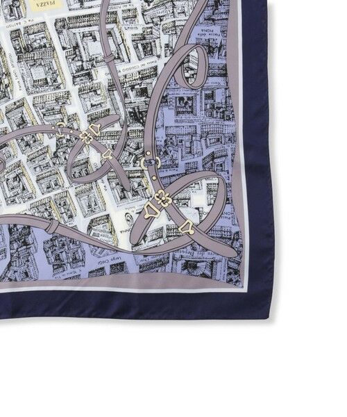 LAUTREAMONT / ロートレアモン マフラー・ショール・スヌード・ストール | マップベルトカラーシルクスカーフ | 詳細4