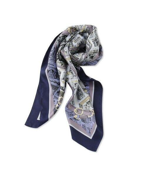 LAUTREAMONT / ロートレアモン マフラー・ショール・スヌード・ストール | マップベルトカラーシルクスカーフ | 詳細5