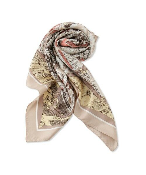 LAUTREAMONT / ロートレアモン マフラー・ショール・スヌード・ストール | マップベルトカラーシルクスカーフ | 詳細7