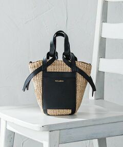 LAUTREAMONT / ロートレアモン その他小物 | 【VIOLAd'ORO】アバカ製 レザーポケットトート MIRO/ V-8624