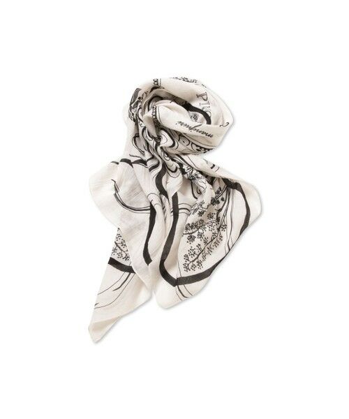 LAUTREAMONT / ロートレアモン マフラー・ショール・スヌード・ストール | 【manipuri】インドコットンシルクストール バブル/ガーデン | 詳細2