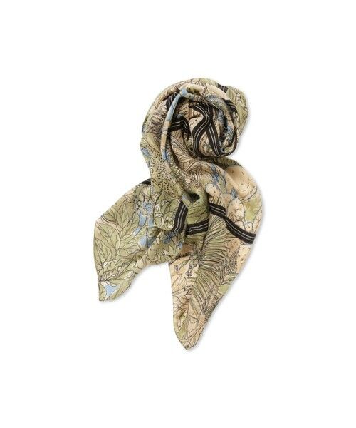 LAUTREAMONT / ロートレアモン マフラー・ショール・スヌード・ストール | 【manipuri】インドコットンシルクストール バブル/ガーデン | 詳細4