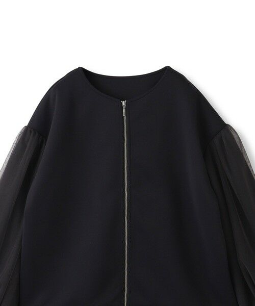 LAUTREAMONT / ロートレアモン テーラードジャケット | 【WEB限定】チュールスリーブブルゾン | 詳細15