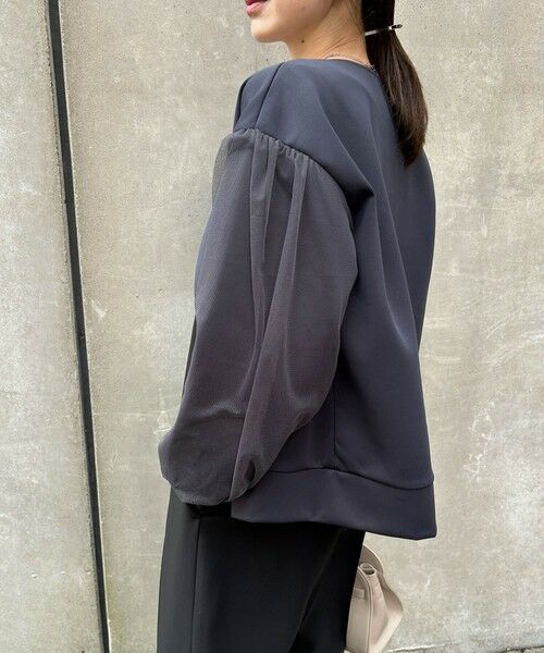 LAUTREAMONT / ロートレアモン テーラードジャケット | 【WEB限定】チュールスリーブブルゾン | 詳細11