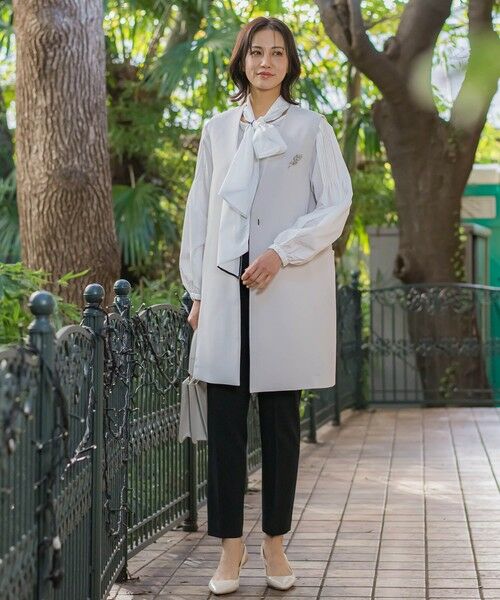 LAUTREAMONT / ロートレアモン ダウンジャケット・ベスト | クリーンシンプルロングジレ≪手洗い可能≫ | 詳細2