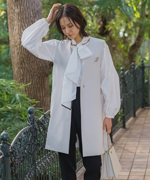 LAUTREAMONT / ロートレアモン ダウンジャケット・ベスト | クリーンシンプルロングジレ≪手洗い可能≫ | 詳細9