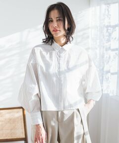 LAUTREAMONT / ロートレアモン シャツ・ブラウス | エフォートレスクロップドシャツ≪洗濯機で洗える≫