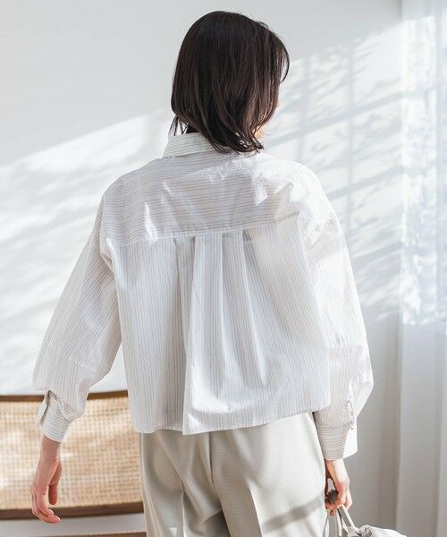 LAUTREAMONT / ロートレアモン シャツ・ブラウス | エフォートレスクロップドシャツ≪洗濯機で洗える≫ | 詳細2