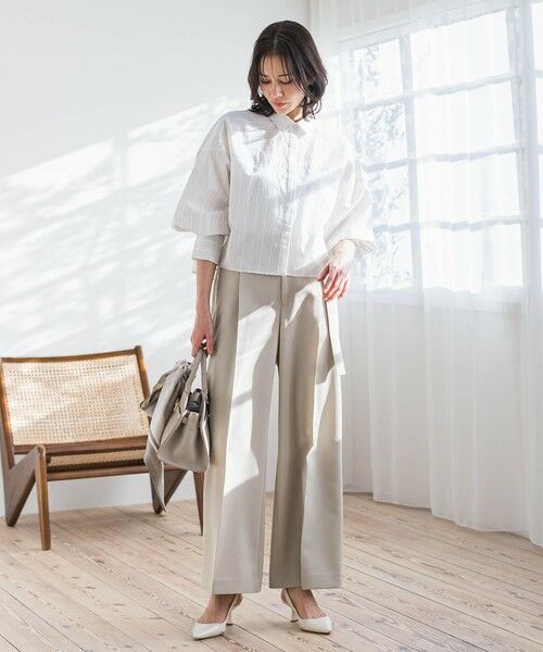 LAUTREAMONT / ロートレアモン シャツ・ブラウス | エフォートレスクロップドシャツ≪洗濯機で洗える≫ | 詳細3