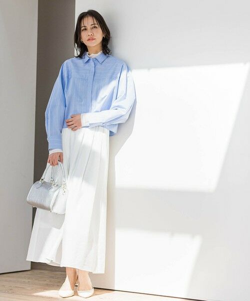 LAUTREAMONT / ロートレアモン シャツ・ブラウス | エフォートレスクロップドシャツ≪洗濯機で洗える≫ | 詳細7