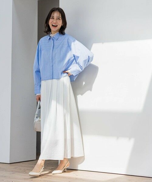 LAUTREAMONT / ロートレアモン シャツ・ブラウス | エフォートレスクロップドシャツ≪洗濯機で洗える≫ | 詳細8