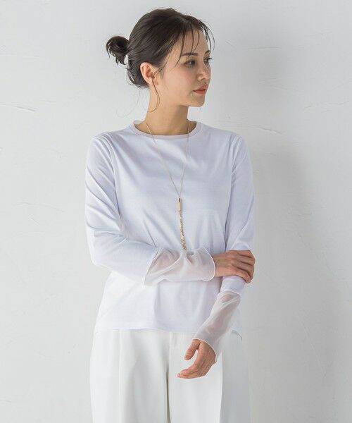 LAUTREAMONT / ロートレアモン カットソー | 【一部店舗限定販売】スムースカットソー≪洗濯機で洗える≫ | 詳細3