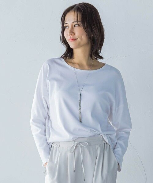 LAUTREAMONT / ロートレアモン カットソー | ベーシックロングスリーブT≪接触冷感/洗濯機で洗える≫ | 詳細5