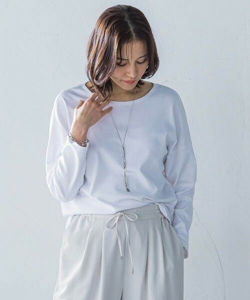 LAUTREAMONT / ロートレアモン カットソー | ベーシックロングスリーブT≪接触冷感/洗濯機で洗える≫ | 詳細6