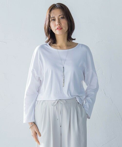 LAUTREAMONT / ロートレアモン カットソー | ベーシックロングスリーブT≪接触冷感/洗濯機で洗える≫ | 詳細7