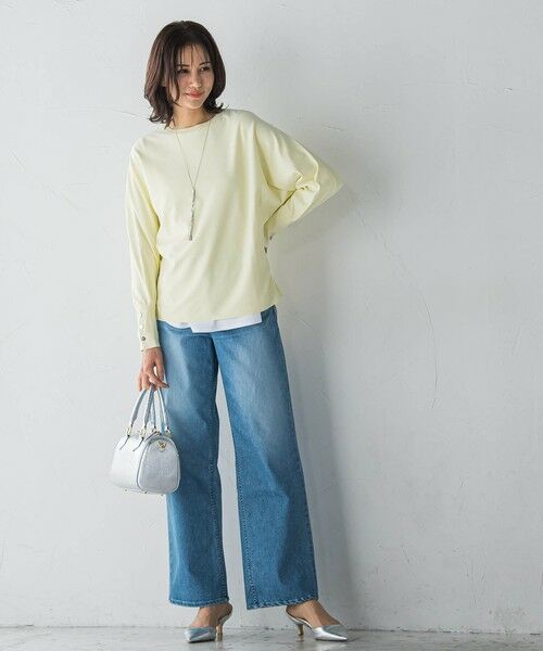 LAUTREAMONT / ロートレアモン カットソー | ベーシックロングスリーブT≪接触冷感/洗濯機で洗える≫ | 詳細2