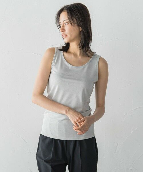 LAUTREAMONT / ロートレアモン キャミソール・チューブトップ | ラメタンクトップ≪洗濯機で洗える≫ | 詳細1